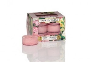 Yankee Candle - Tea Light - Fresh Cut Roses - 12 Tea Lights