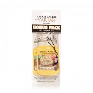 Yankee Candle - Car Jar - Vanilla Cupcake - 3 for 2 Bonus Pack