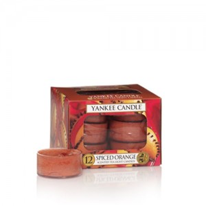 Yankee Candle - Tea Light - Spiced Orange - 12 Tea Lights