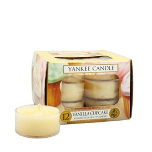 Yankee Candle - Tea Light - Vanilla Cupcake 12 Tea Lights
