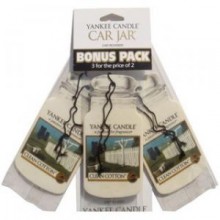 Yankee Candle - Car Jar - Clean Cotton - 3 for 2 Bonus Pack