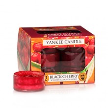 Yankee Candle - Tea Light - Black Cherry - 12 Tea Lights