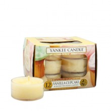 Yankee Candle - Tea Light - Vanilla Cupcake 12 Tea Lights